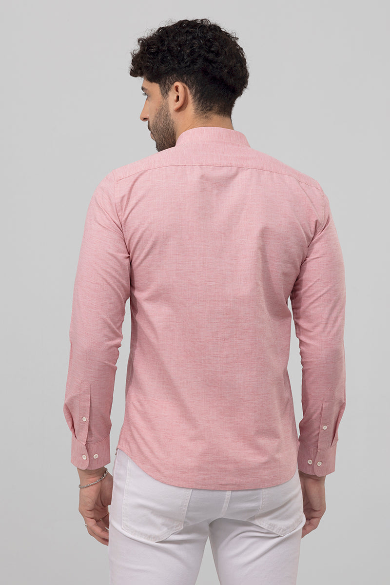 Sprauncy Pink Linen Shirt