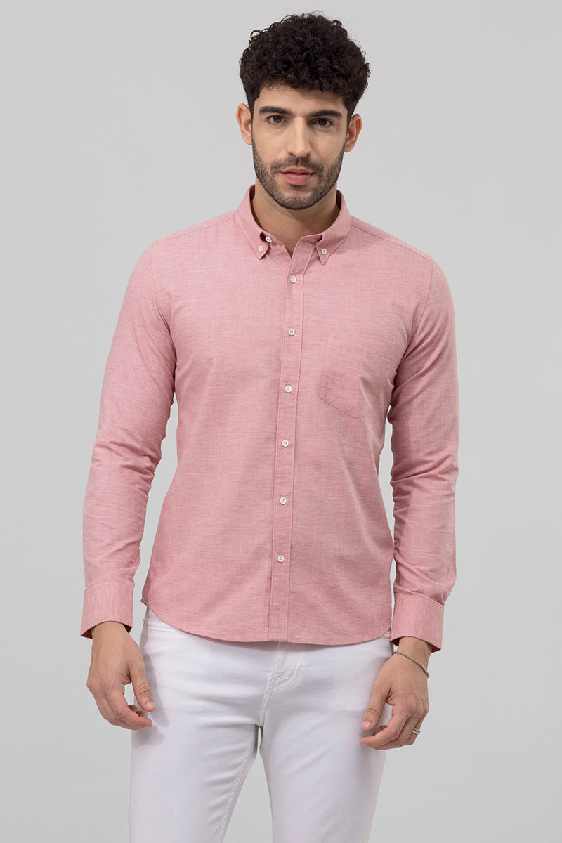 Sprauncy Pink Linen Shirt