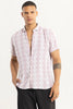 Flowing Zig Zag Pink Shirt