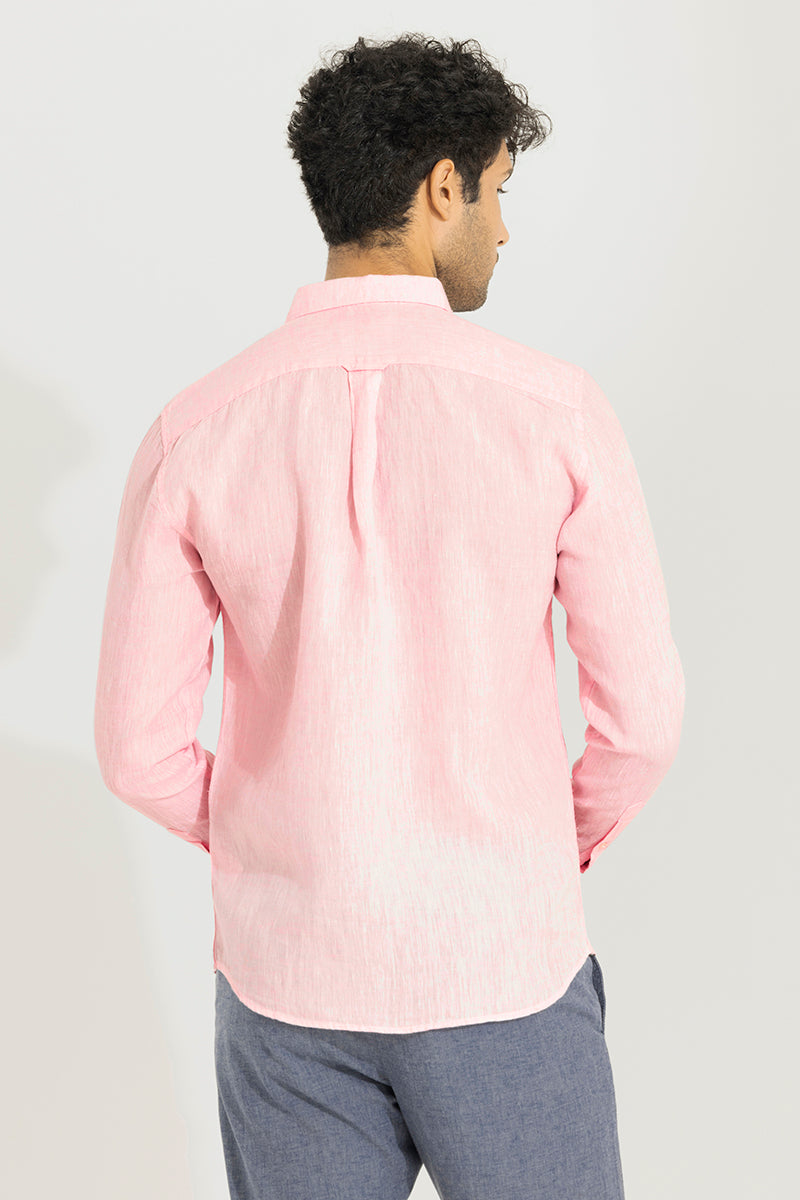 Buoyant Pink Linen Shirt