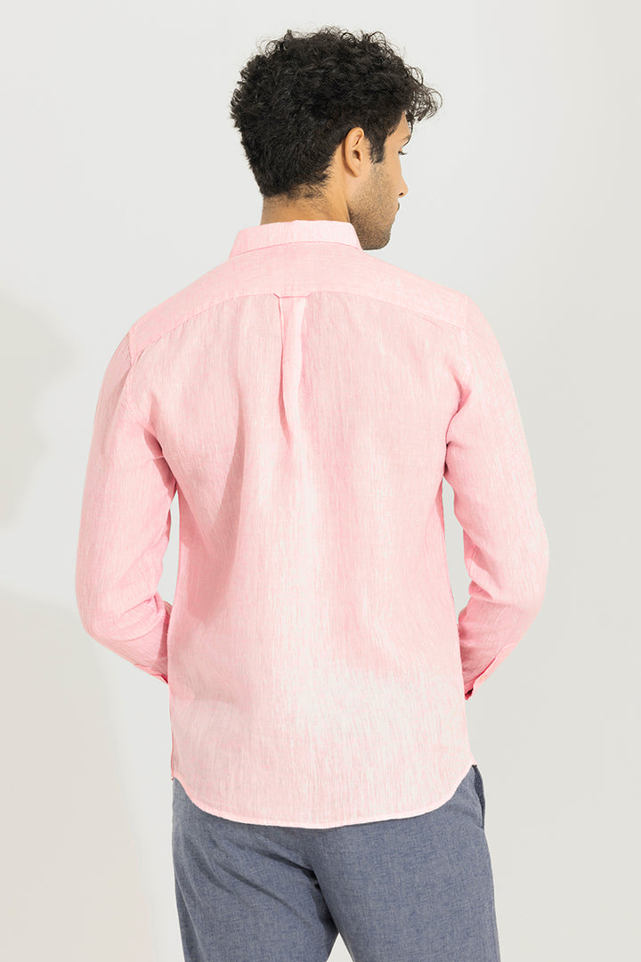 Buoyant Pink Linen Shirt