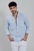 Mould Linen Blue Shirt