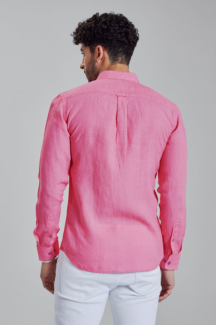 Mould Linen Pink Shirt