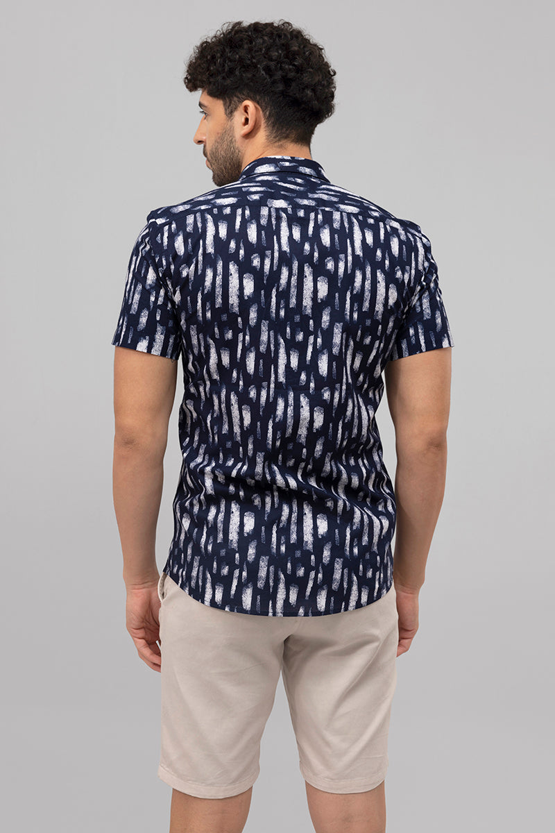 Scatter Box Blue Shirt