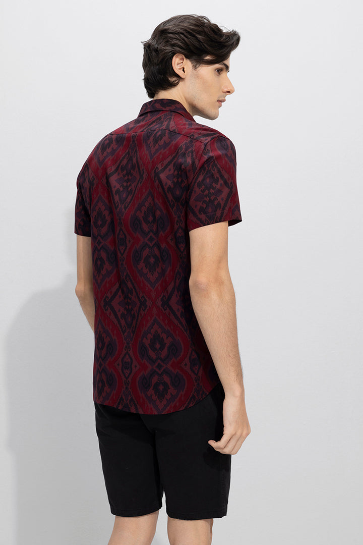 Barocco Maroon Shirt