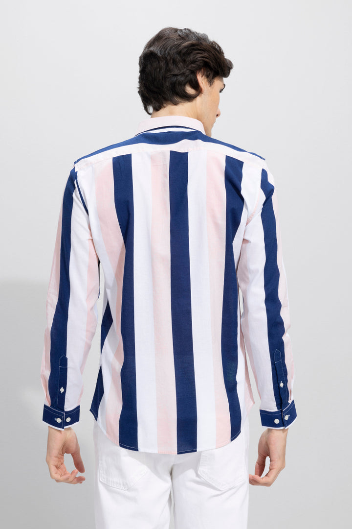 Zovic Stripe Blue Shirt