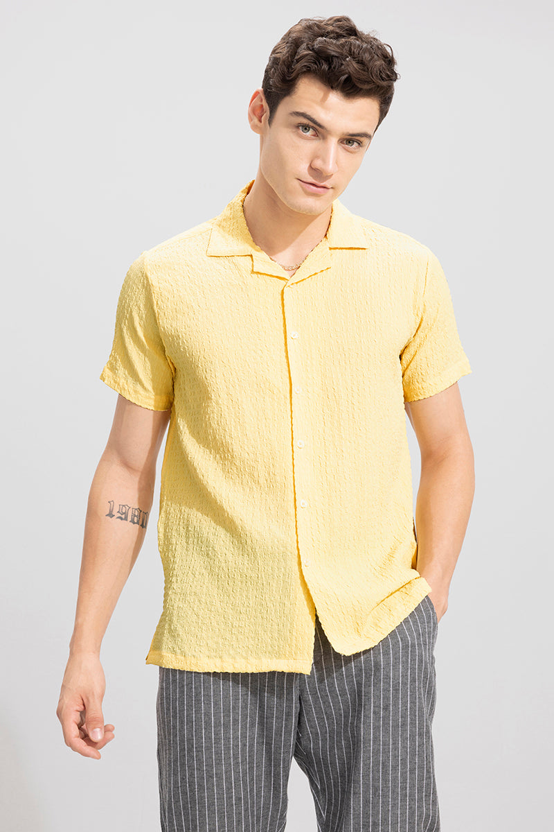 Absolute Seer Sucker Yellow Shirt