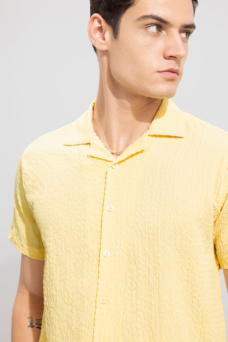 Absolute Seer Sucker Yellow Shirt