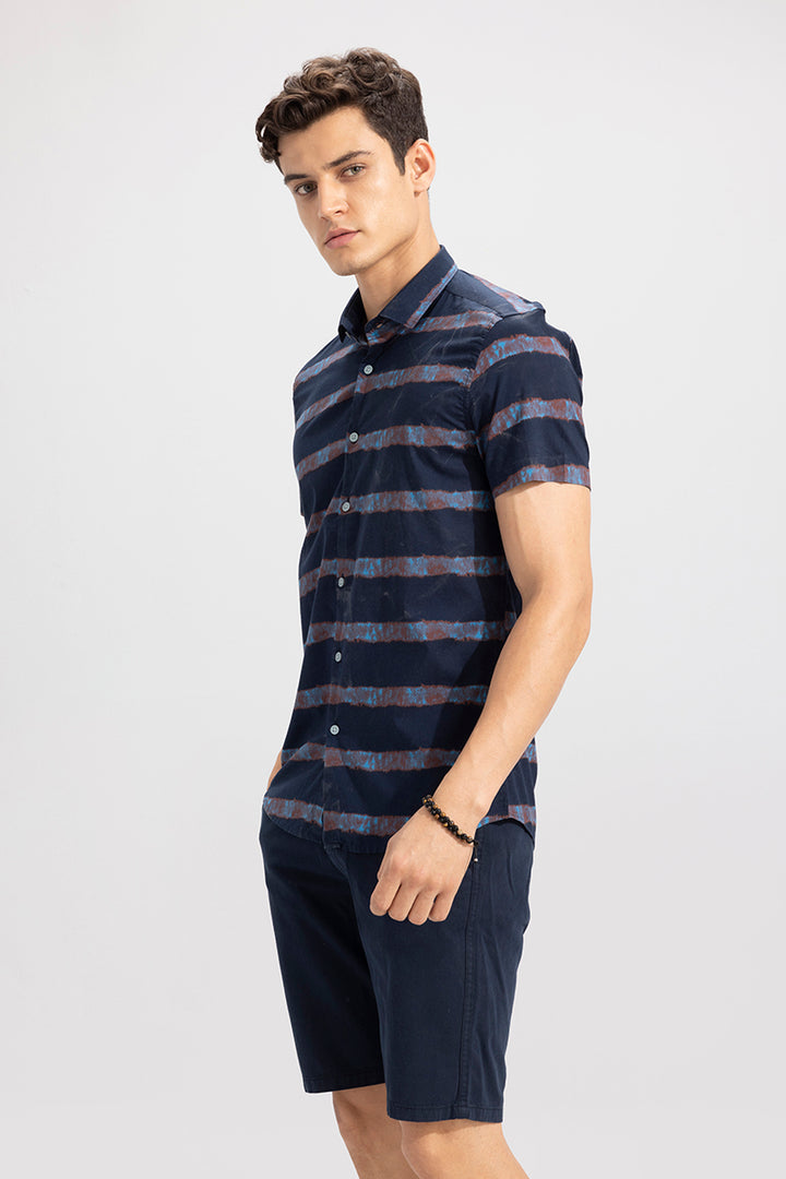 Paro Stripe Blue Shirt