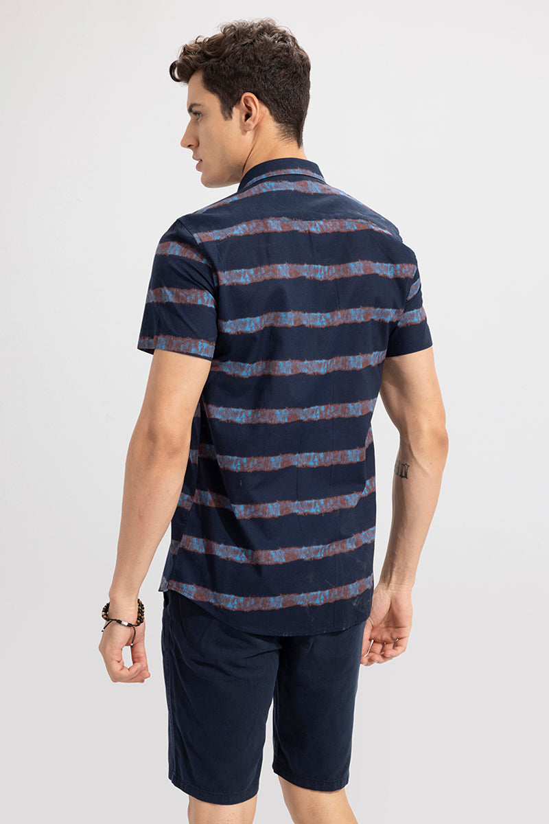 Paro Stripe Blue Shirt