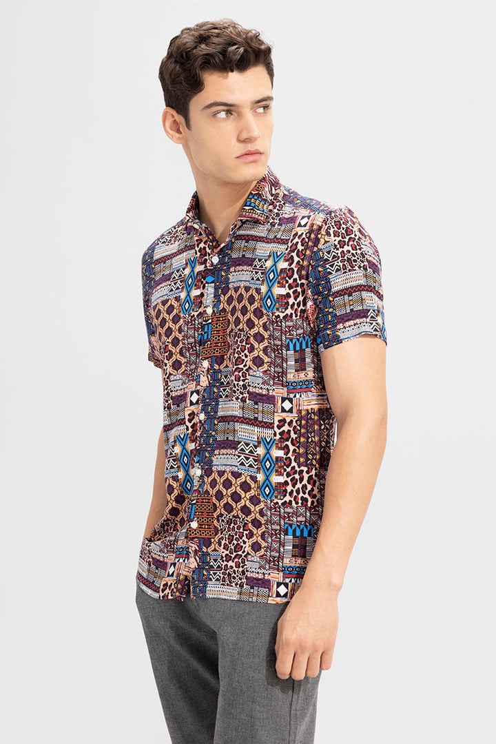 Patmix Brown Shirt