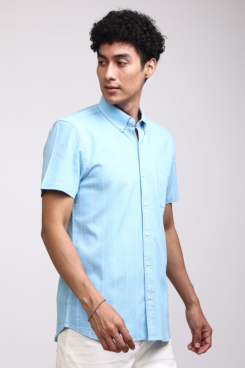 Starry Stripe Sky Blue Shirt