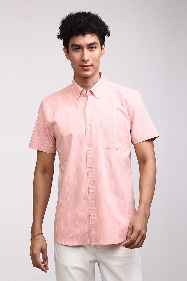 Starry Stripe Pink Shirt