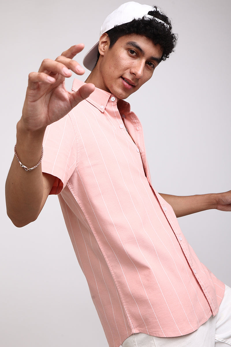 Starry Stripe Pink Shirt