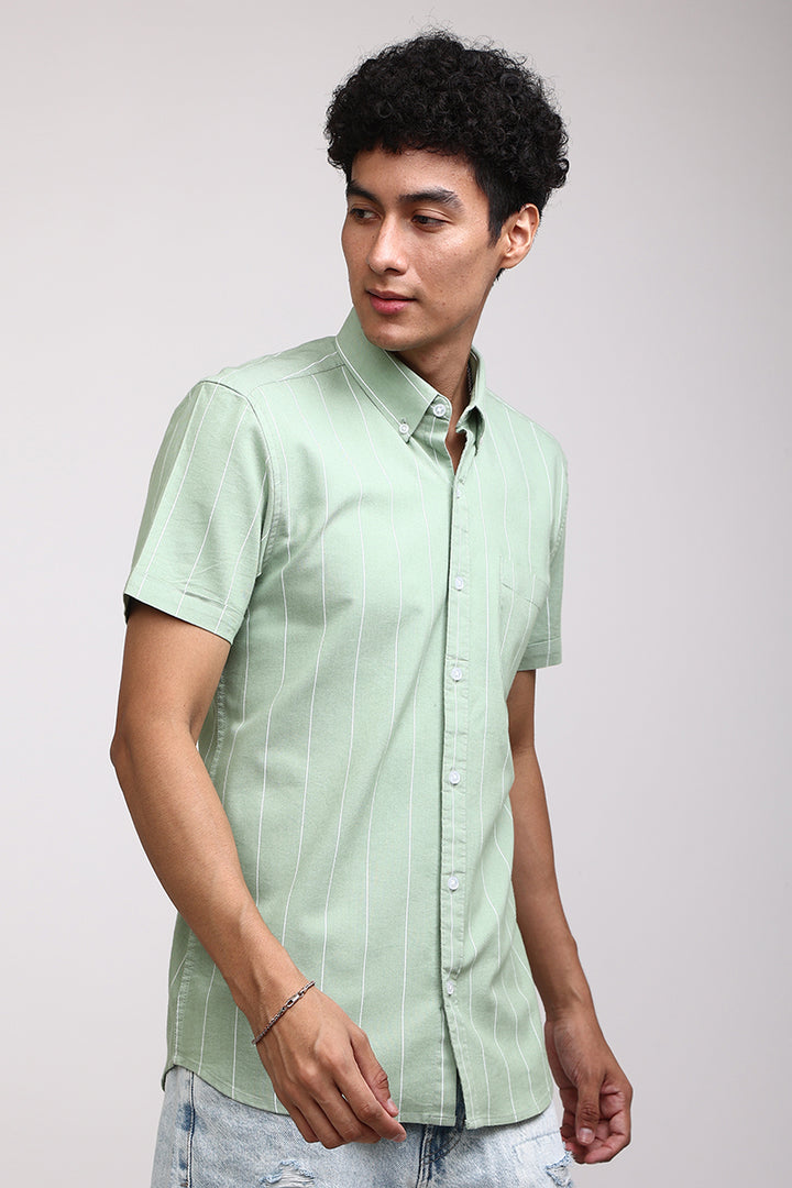 Starry Stripe Green Shirt