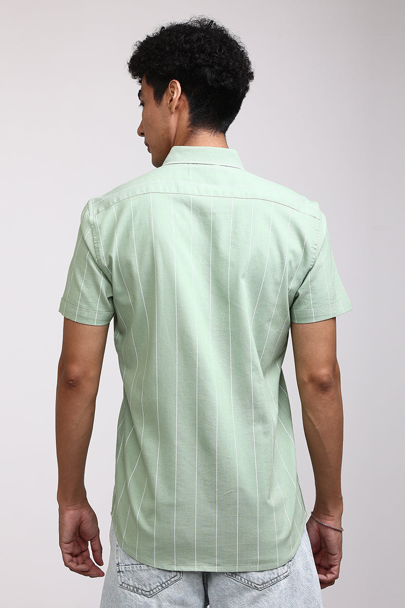 Starry Stripe Green Shirt