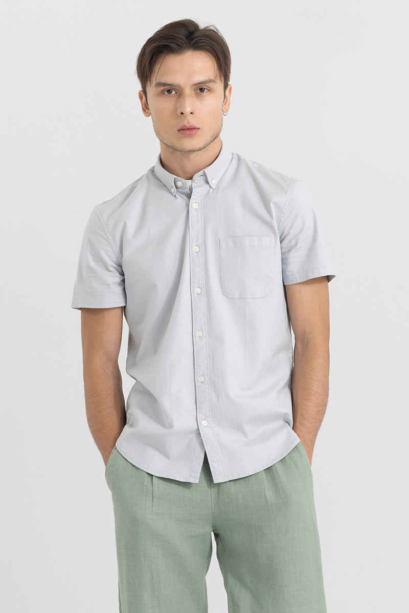 Ivory Embrace Grey Oxford Shirt