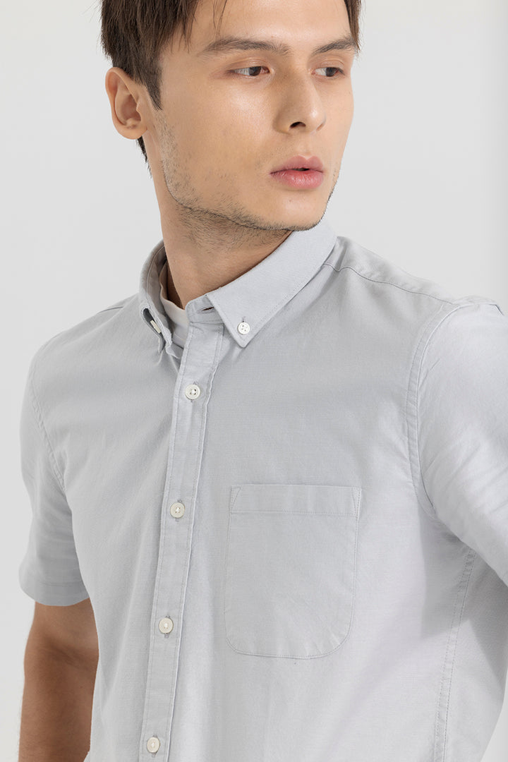 Ivory Embrace Grey Oxford Shirt