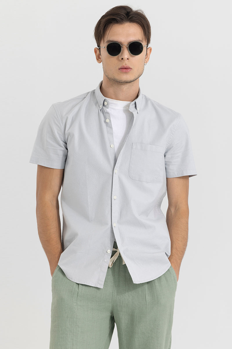 Ivory Embrace Grey Oxford Shirt