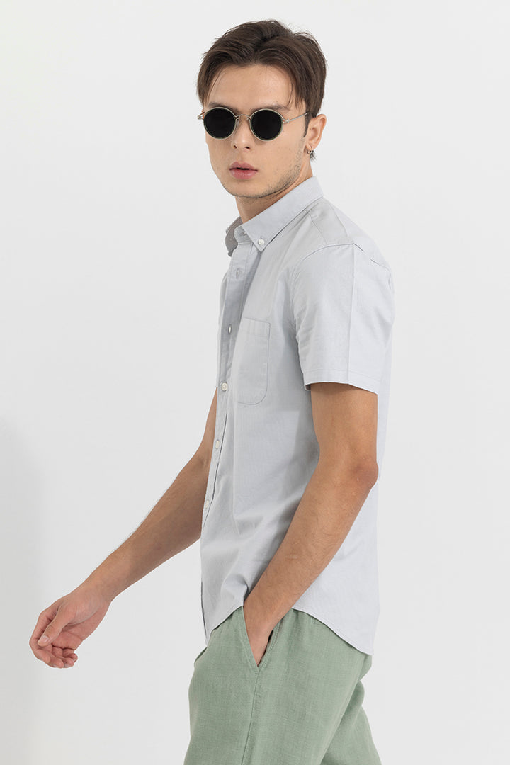 Ivory Embrace Grey Oxford Shirt