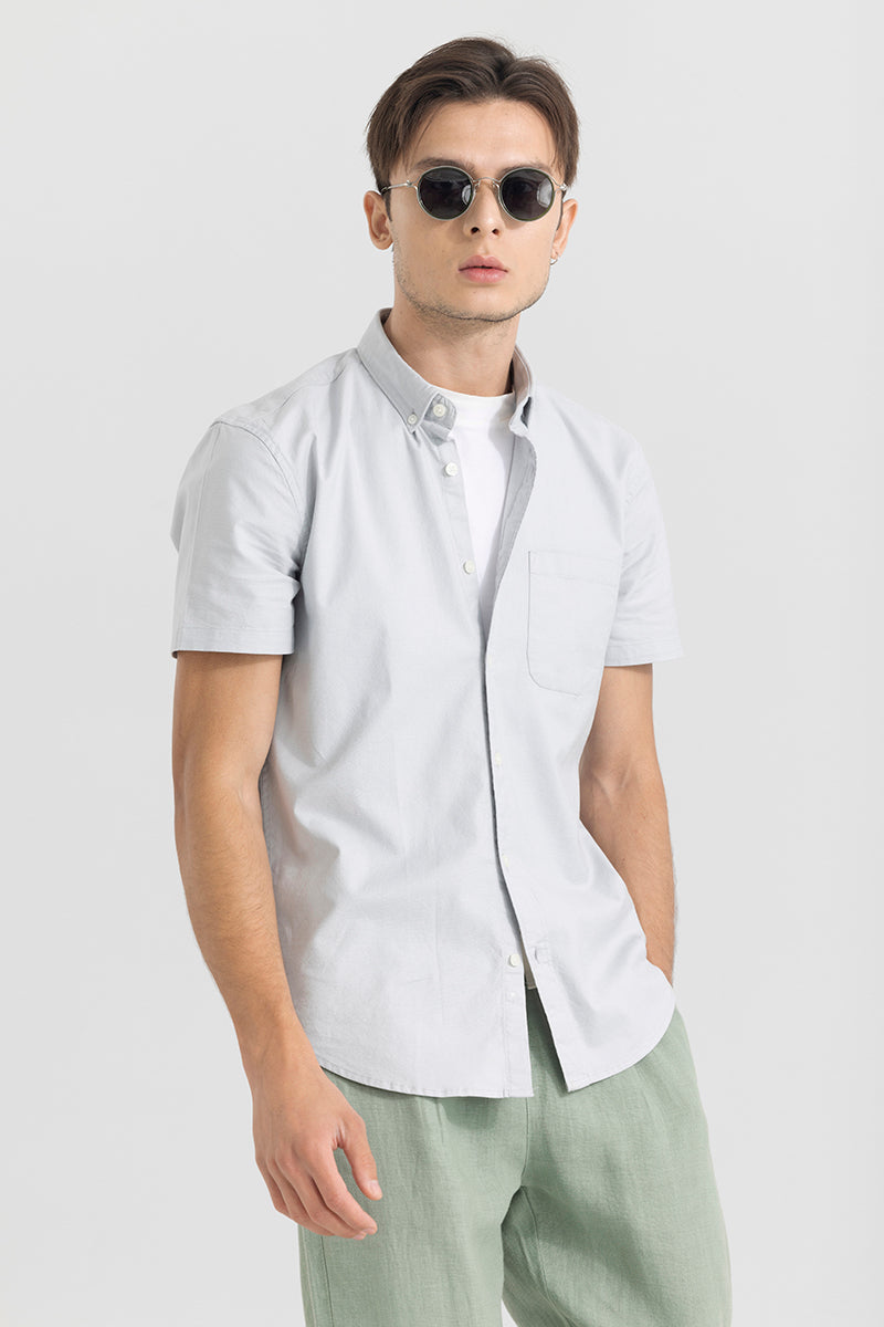 Ivory Embrace Grey Oxford Shirt