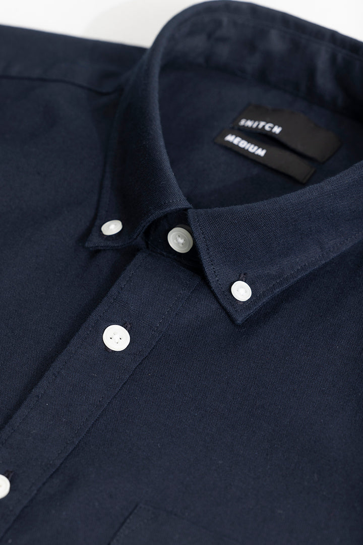 Ivory Embrace Navy Oxford Shirt