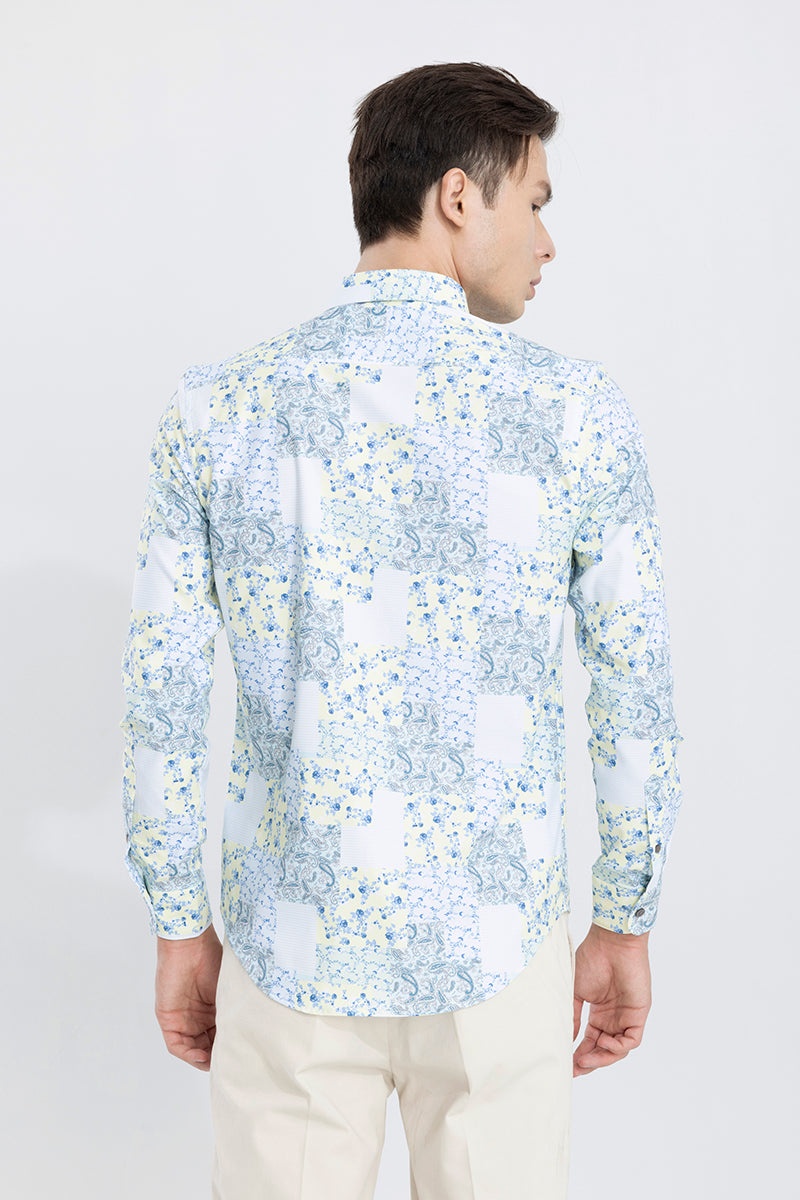 Marine Paisley Blue Shirt