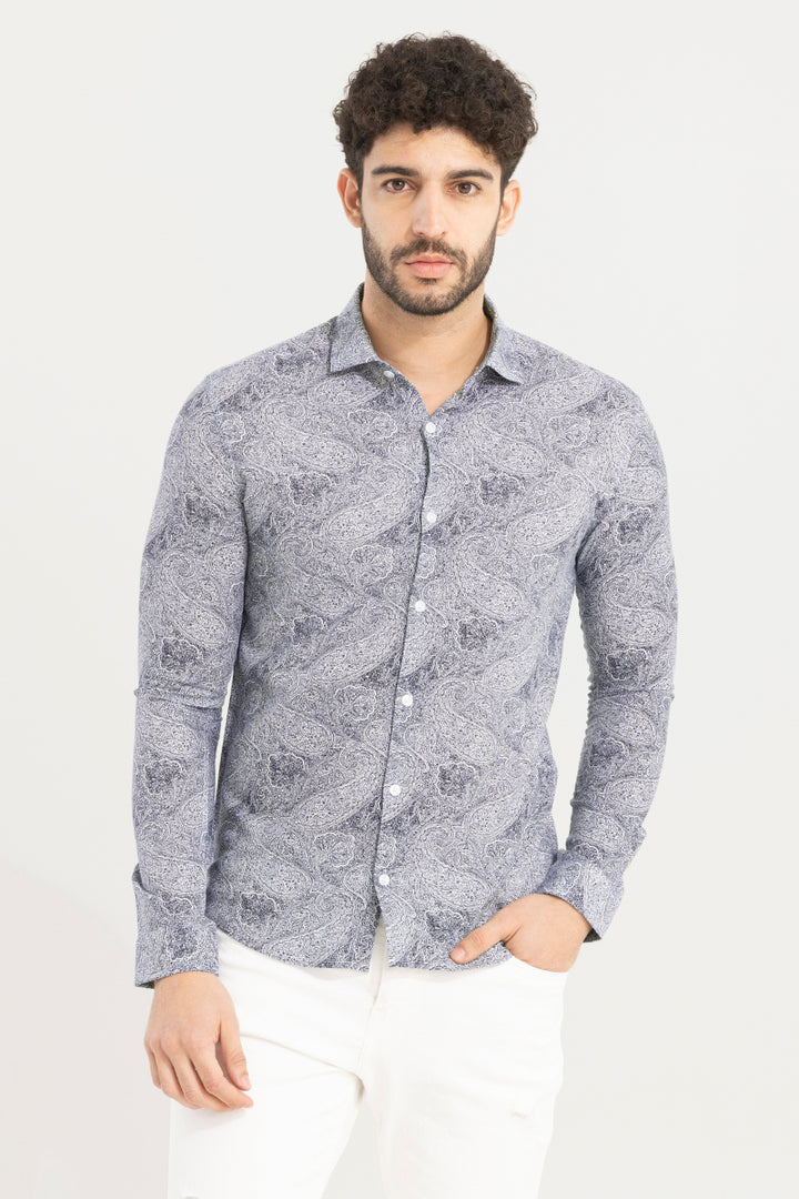 Cypress Paisley Blue Shirt