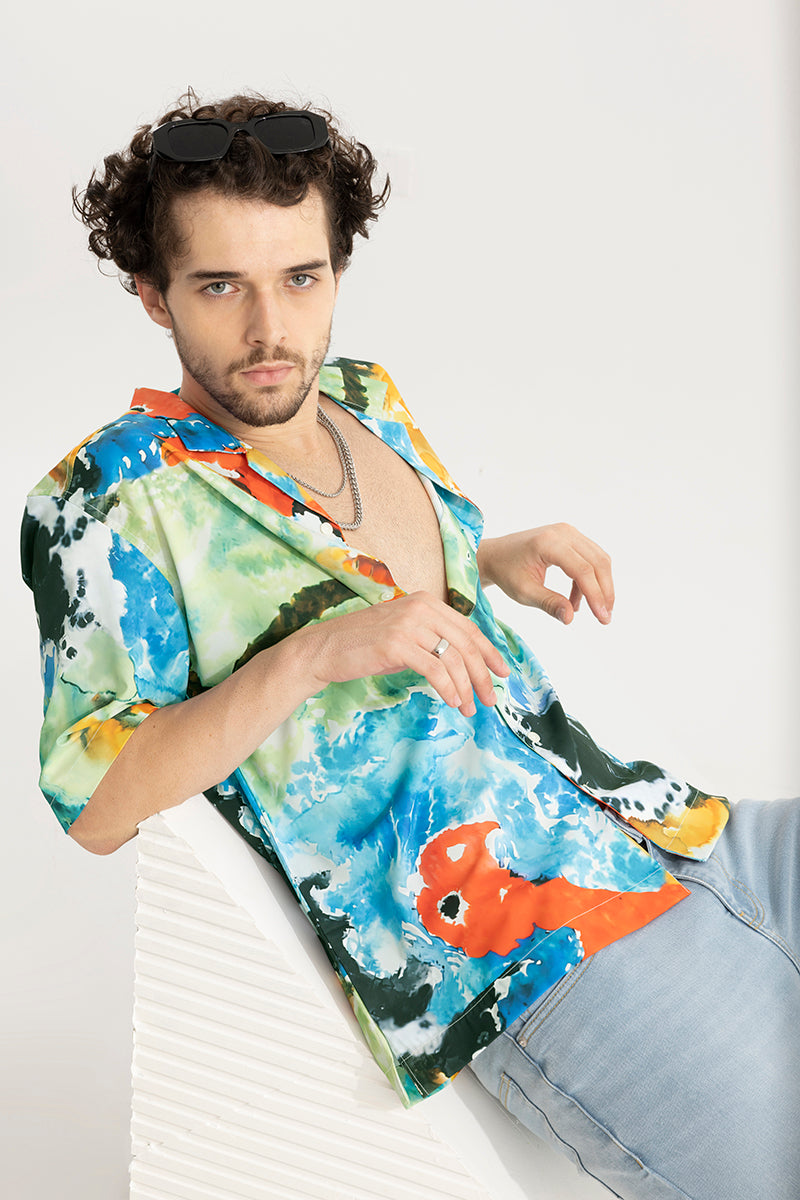 Splash Colour Multicolour Shirt