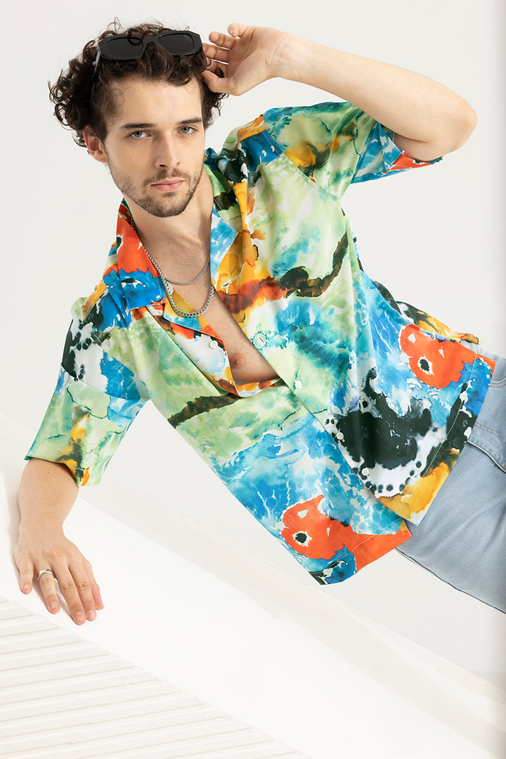 Splash Colour Multicolour Shirt