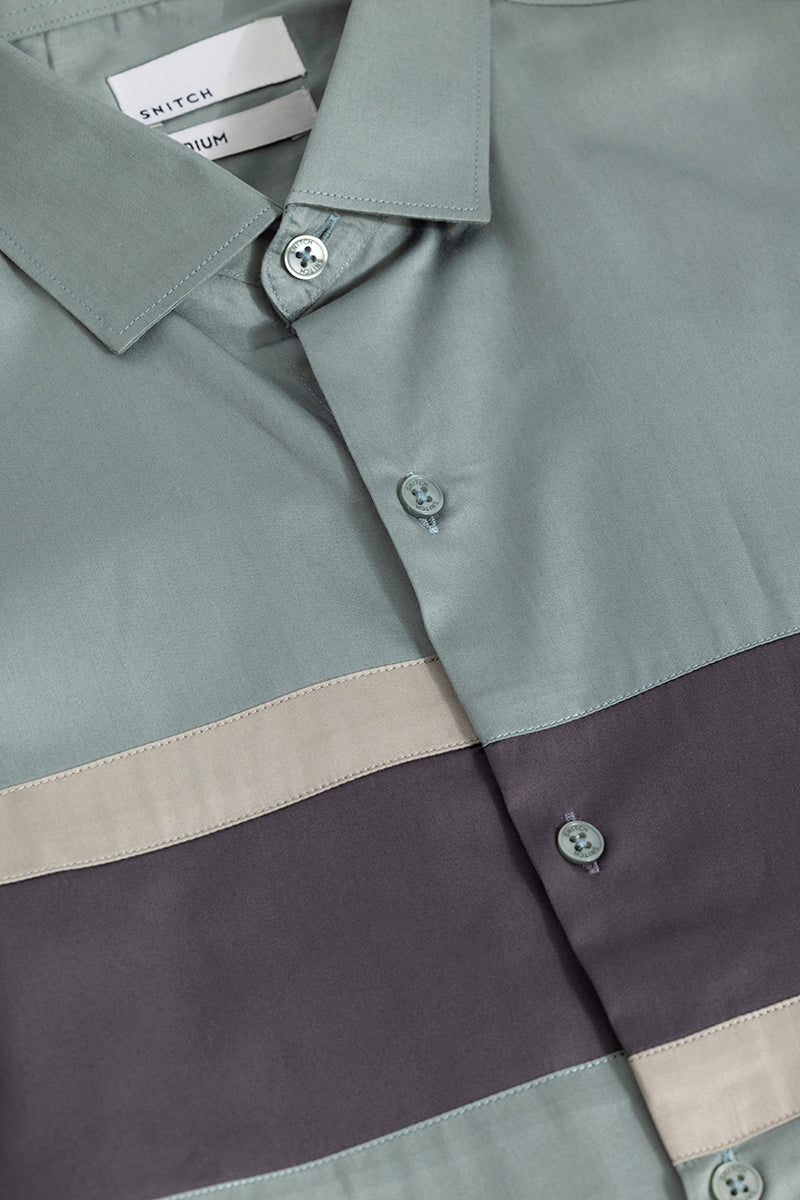 Pop Palette Sage Green Shirt