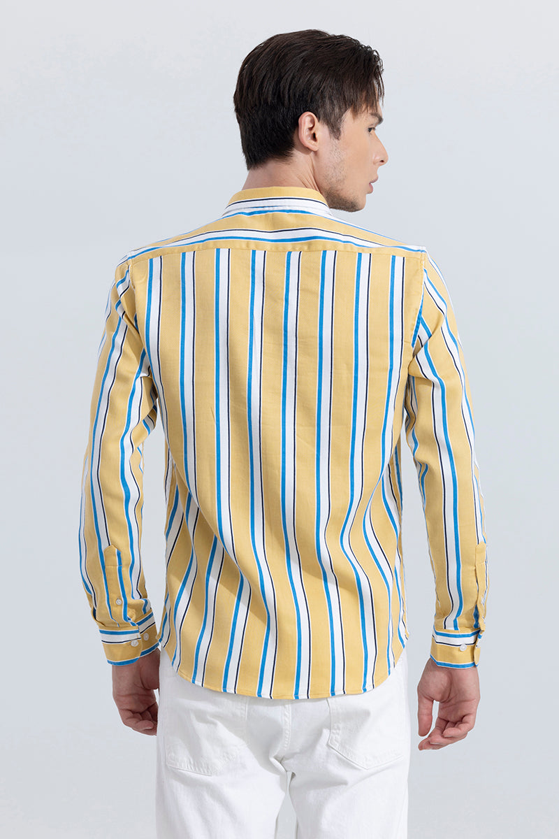 Vivid Stripe Yellow Shirt