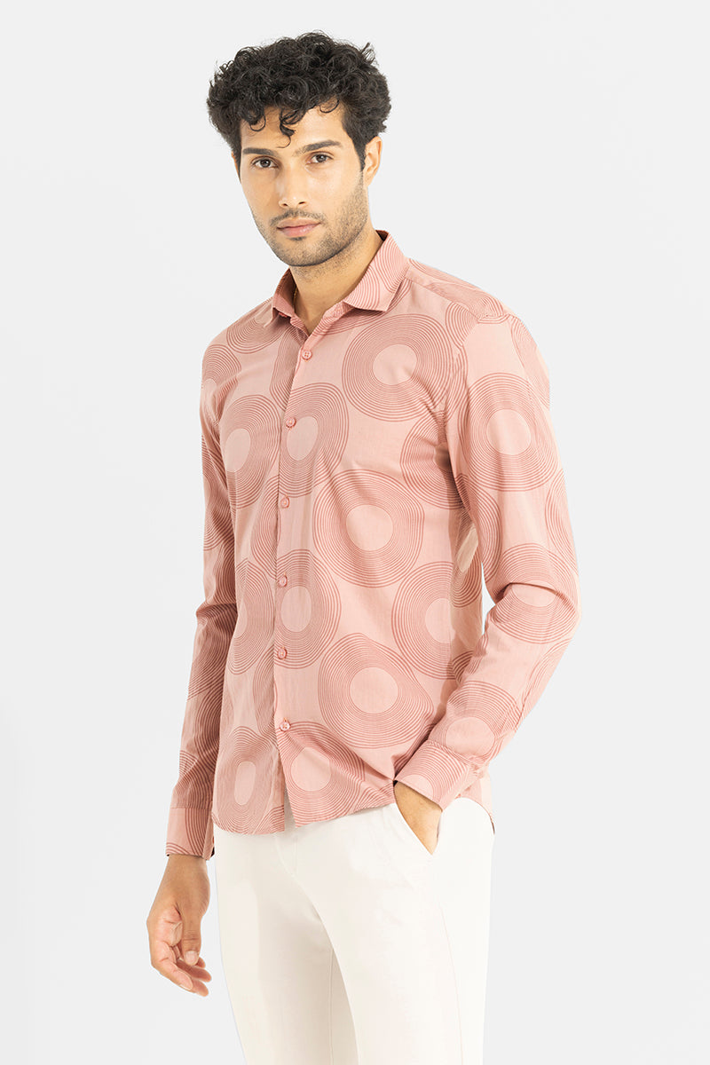 Concentric Ring Pink Shirt