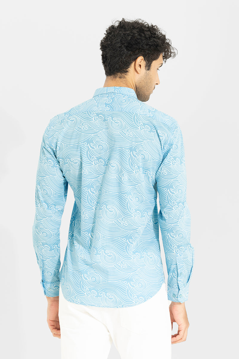 Feng Sky Blue Shirt