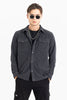 Jezzi Ash Grey Corduroy Overshirt