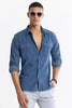 Jezzi Blue Corduroy Overshirt