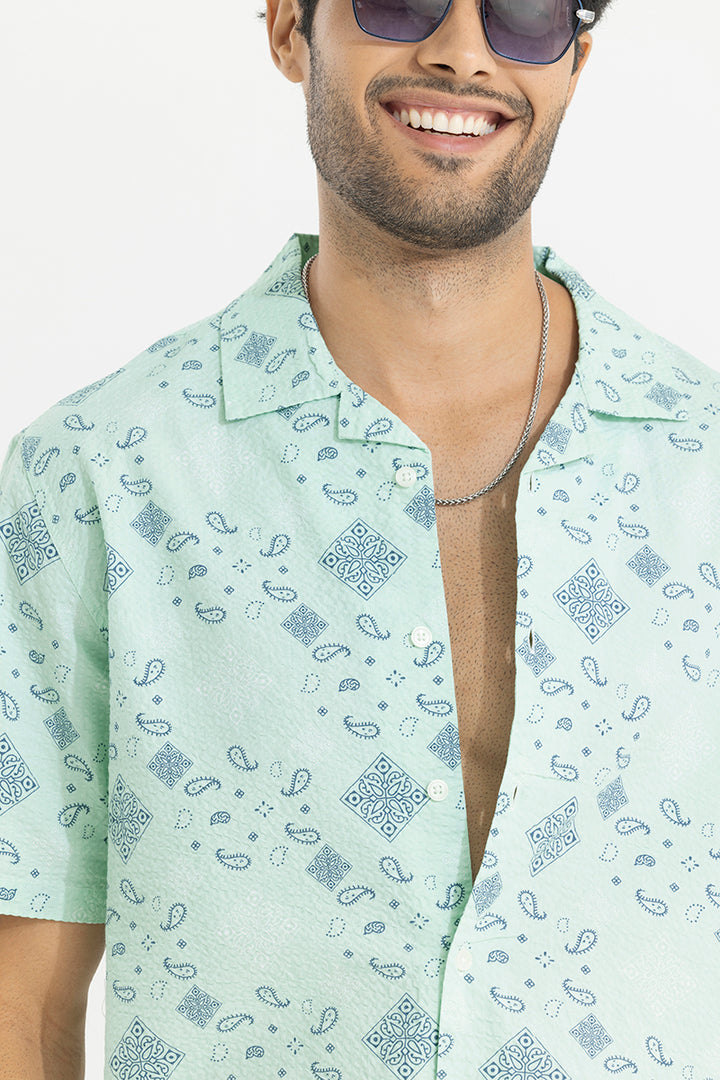 Dwarf Paisley Green Shirt