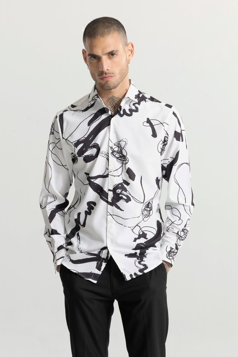 Unrealistic Design White Shirt