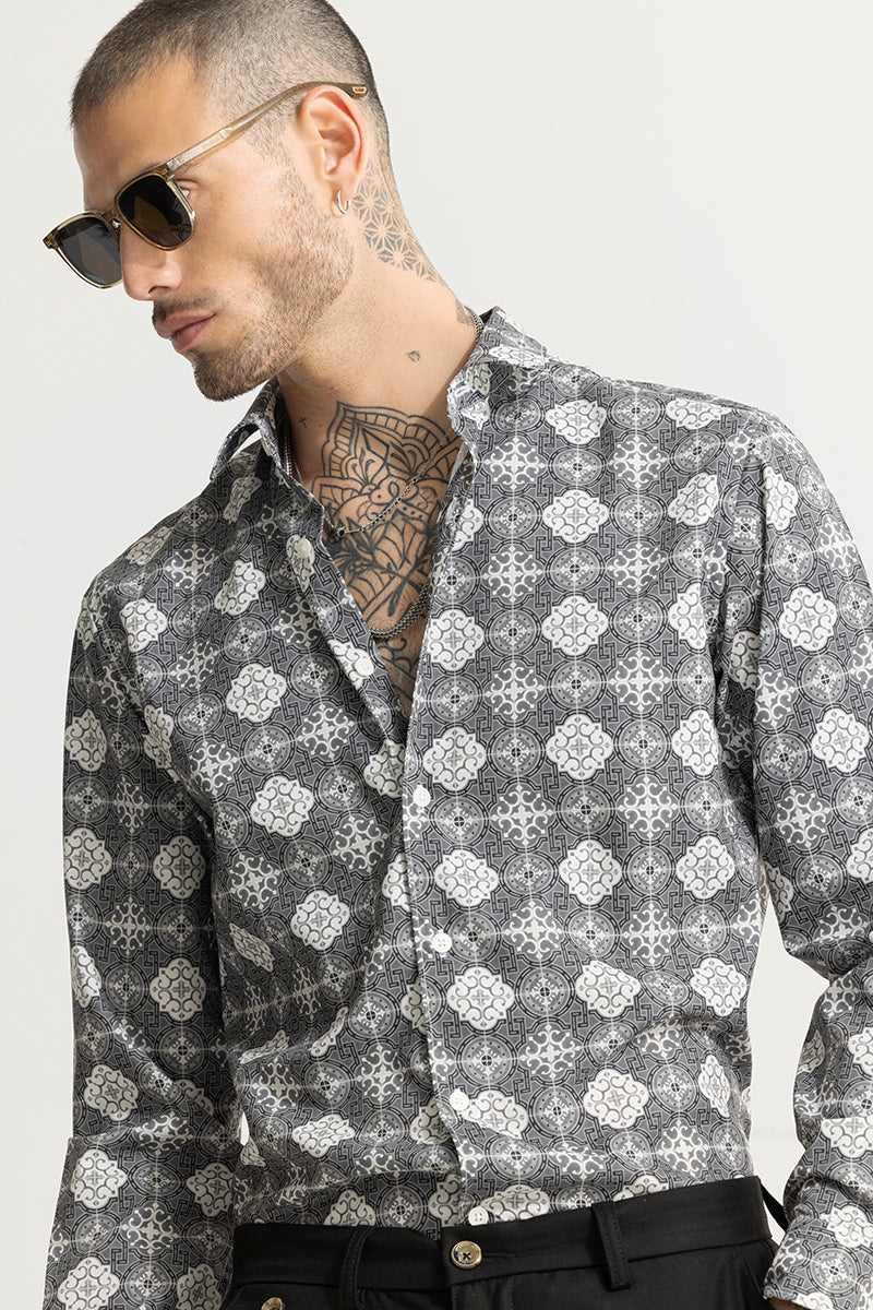 Element Motif Grey Shirt