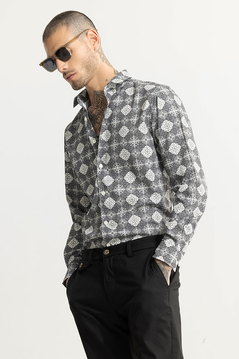 Element Motif Grey Shirt