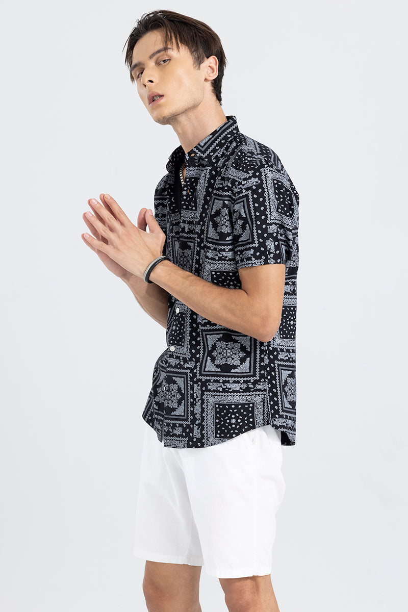 Jubilee Paisley Black Shirt