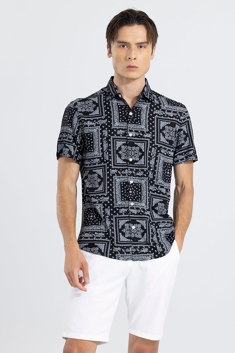 Jubilee Paisley Black Shirt