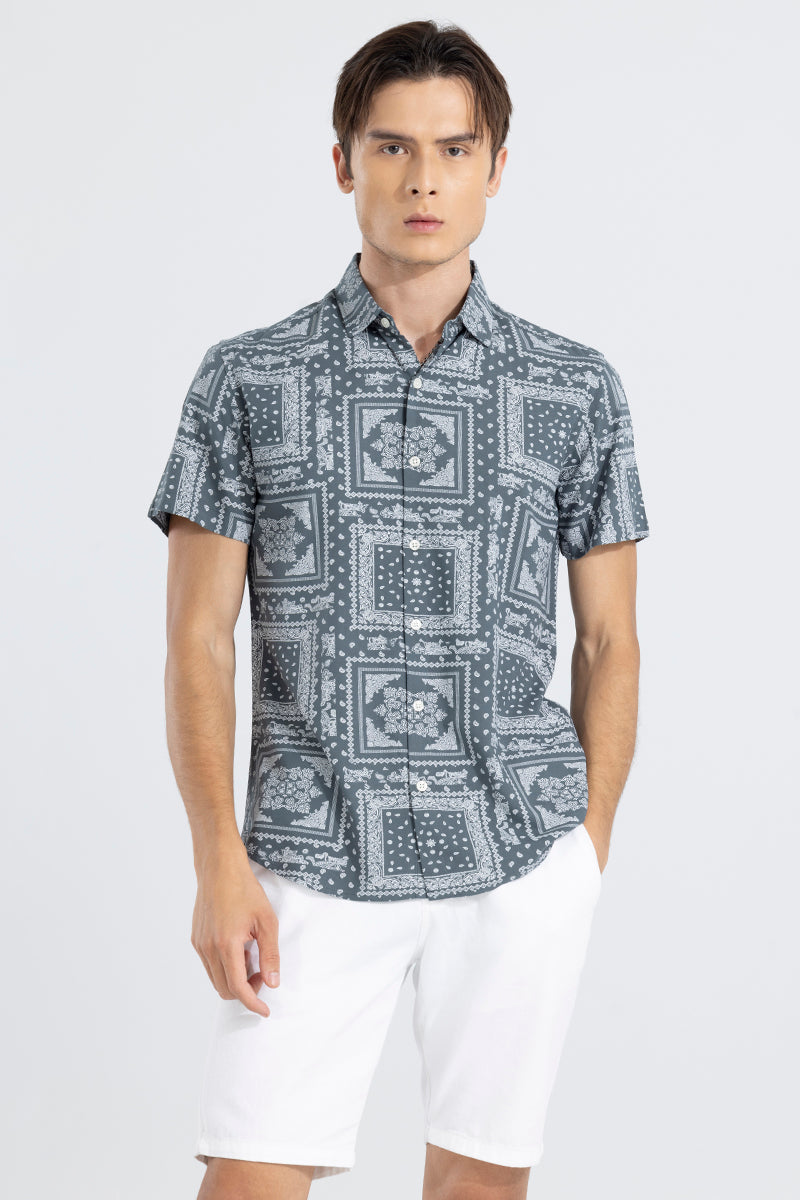 Jubilee Paisley Grey Shirt