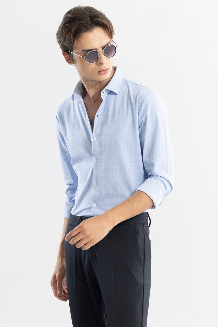 Mystique Boxy Blue Shirt