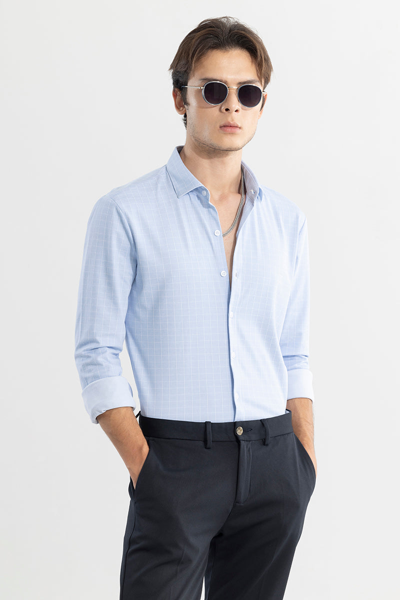 Mystique Boxy Blue Shirt