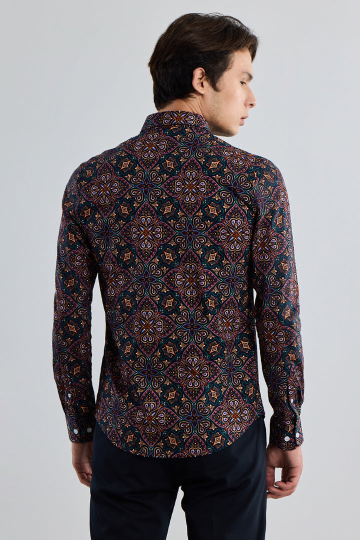 EasyFlex Petal Motif Multicolour Shirt