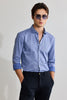 EasyFlex Self Design Spruce Blue Shirt