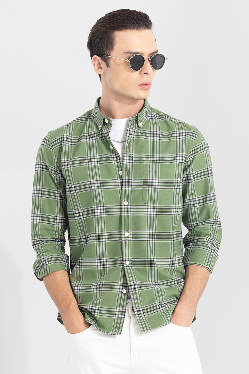 Nomad's Check Green Shirt