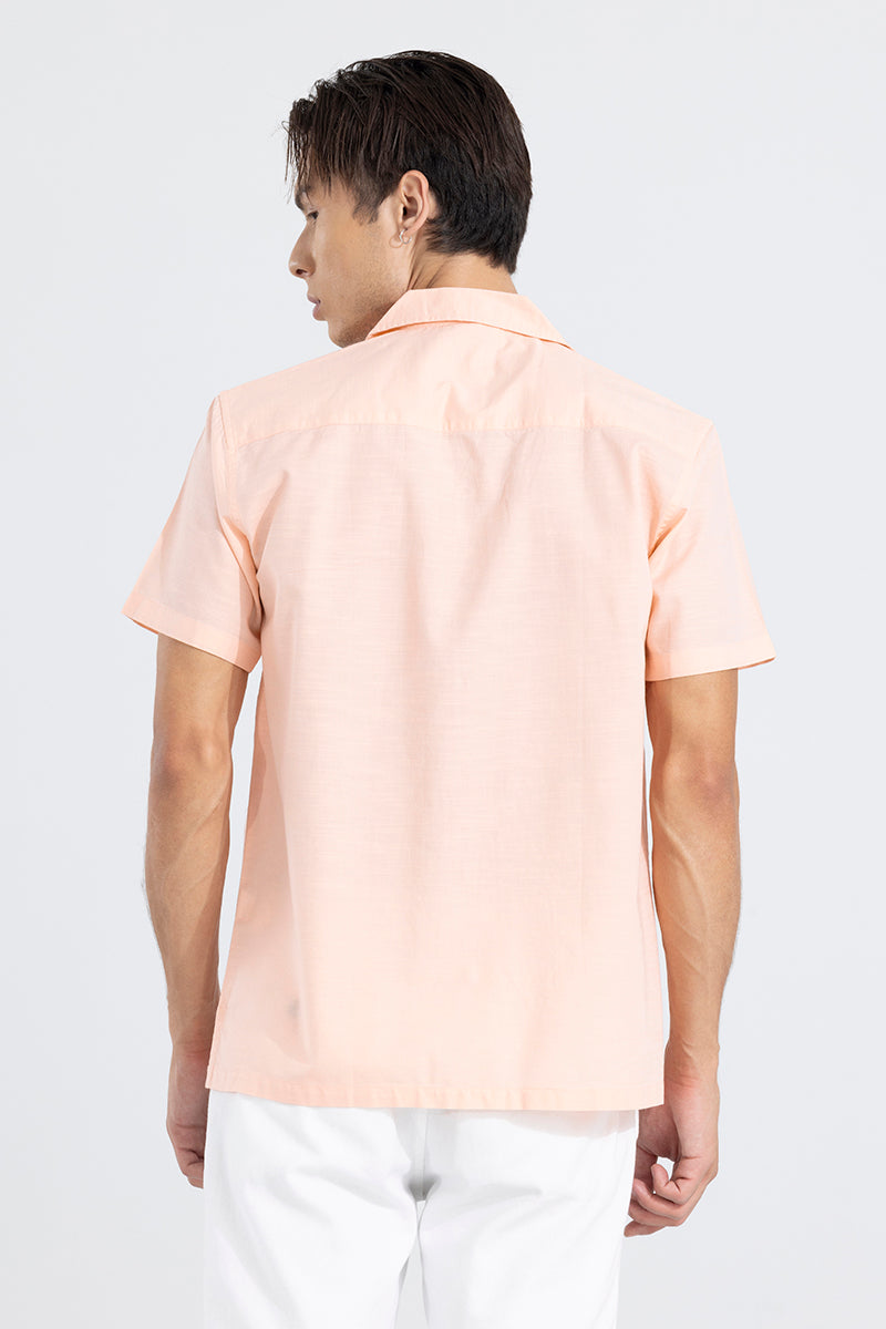 Cambric Linen Orange Shirt