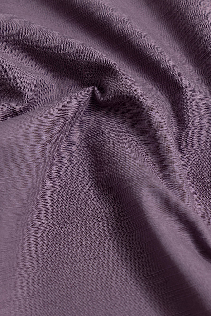 Cambric Linen Purple Shirt